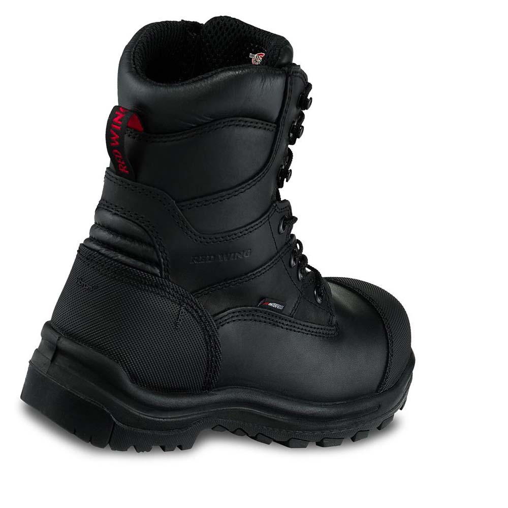 Red Wing King Toe® 8-inch Waterproof CSA Men's Safety Boots Black | ZA 276VRW